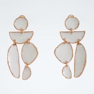 Enameled Drop Earrings!
